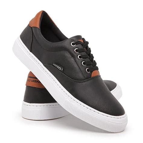 tenis masculino preto casual